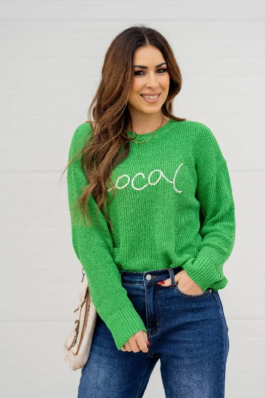 Plus Size Women's Sequined Sweaters for Special OccasionsLocal Stitched Knit Sweater