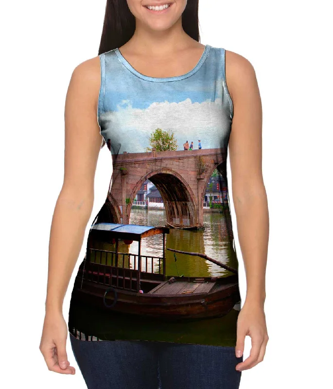 Square Neck Women's Organic Cotton Tank Tops in Earth TonesLittle Chinese Venice